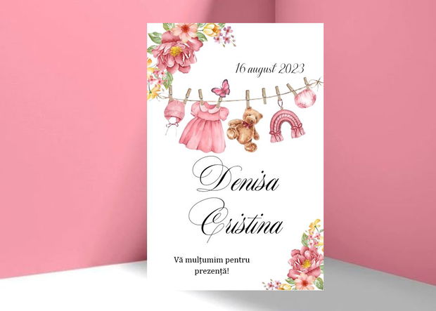 Etichete marturii botez fetite