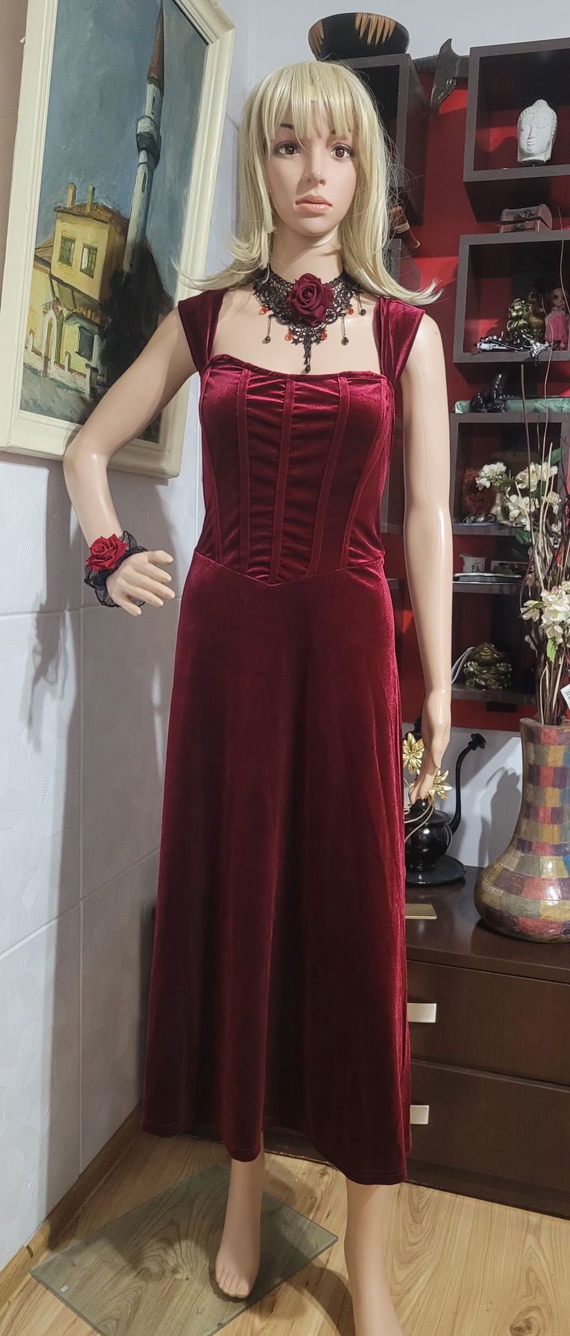Rochie catifea 42-44