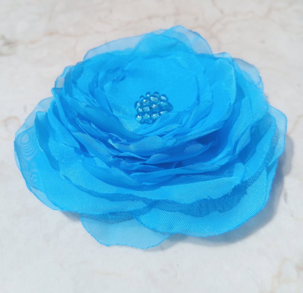 brosa voal ultra bleu ceruleum 10 cm