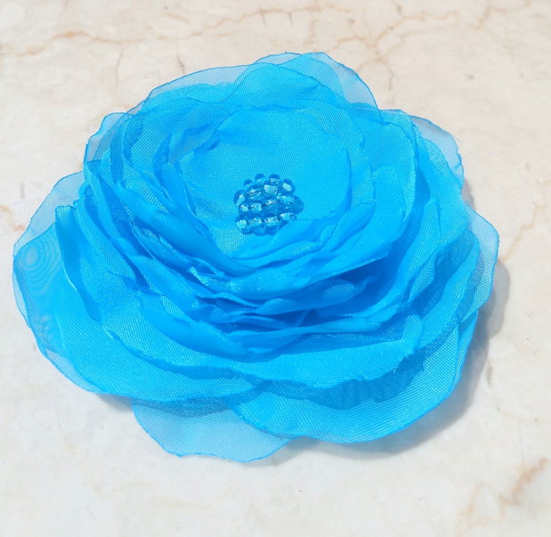 brosa voal ultra bleu ceruleum 10 cm