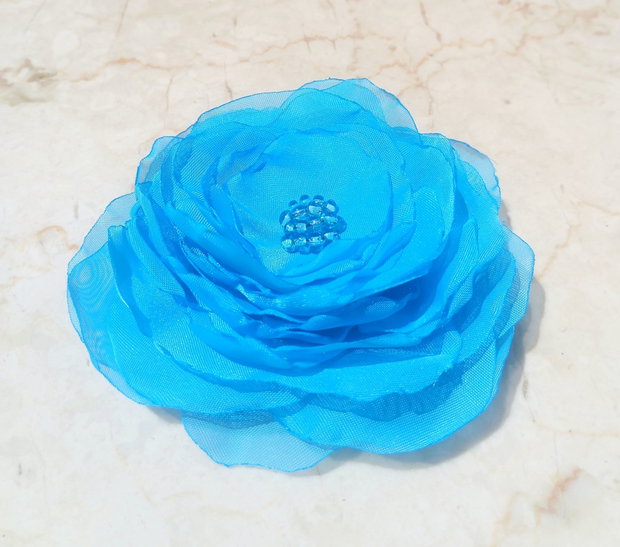 brosa voal ultra bleu ceruleum 10 cm