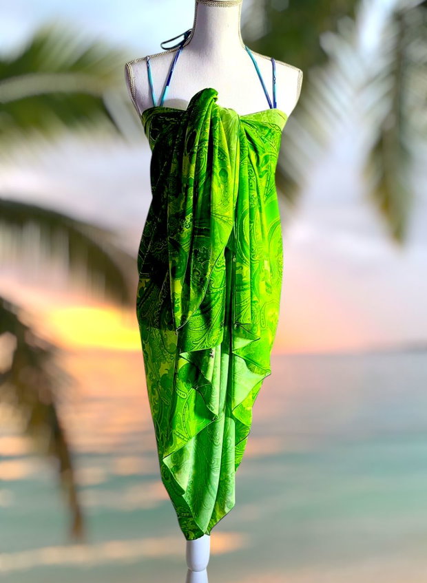 Pareo GREENERY PAISLEY
