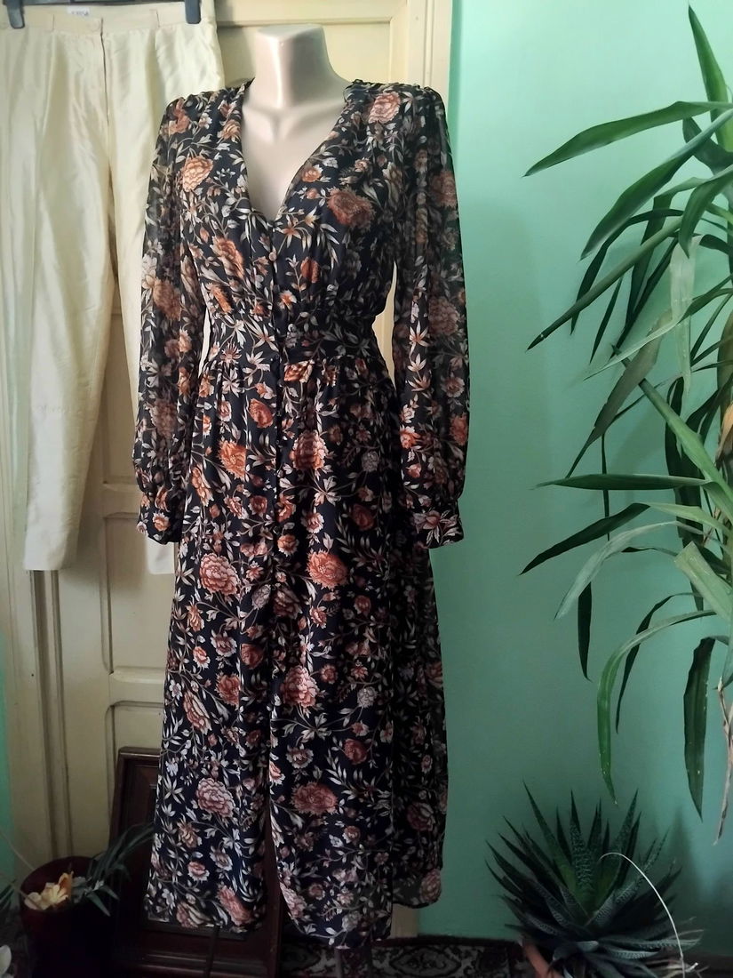 Rochie voal floral