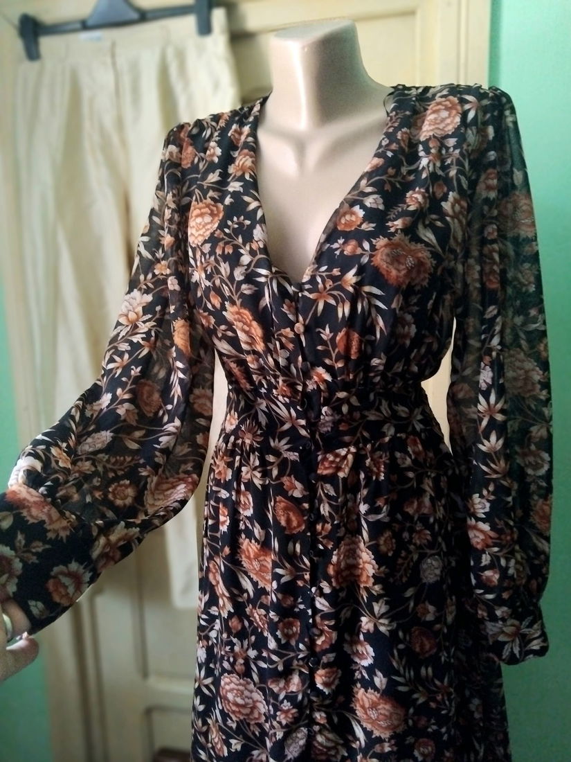 Rochie voal floral
