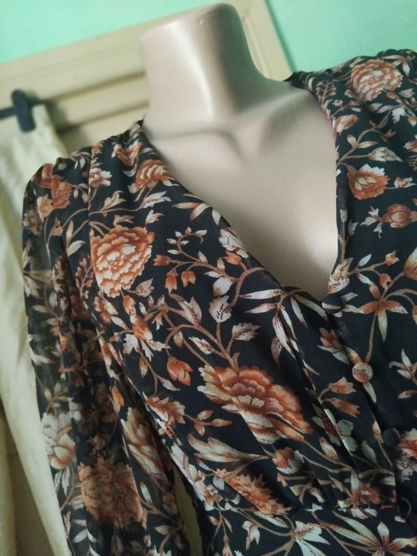Rochie voal floral
