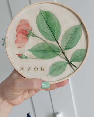 Deco rose amprenta