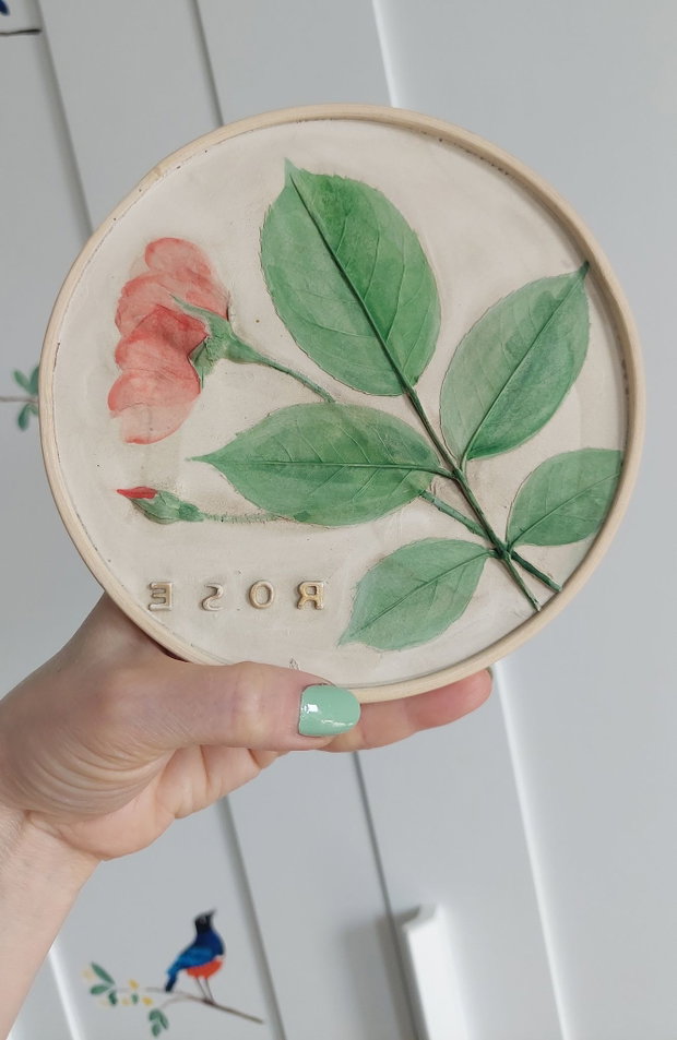 Deco rose amprenta