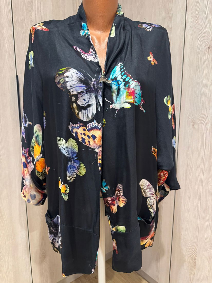 BLAZER ZARA MATASE NATURALA MARIME M