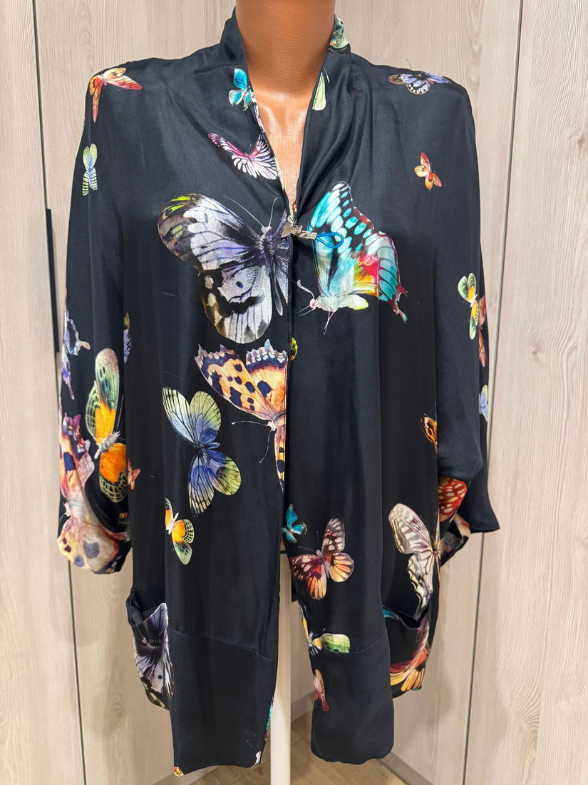 BLAZER ZARA MATASE NATURALA MARIME M