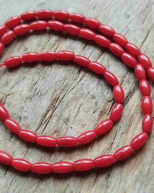 Coral rosu, 6x3 mm (sirag)
