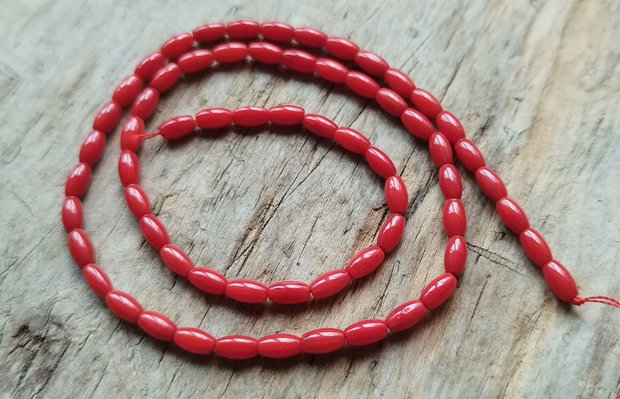 Coral rosu, 6x3 mm (sirag)