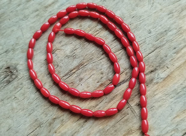 Coral rosu, 6x3 mm (sirag)
