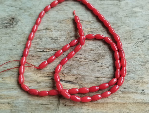 Coral rosu, 6x3 mm (sirag)