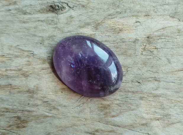 Cabochon ametist, 30x22 mm