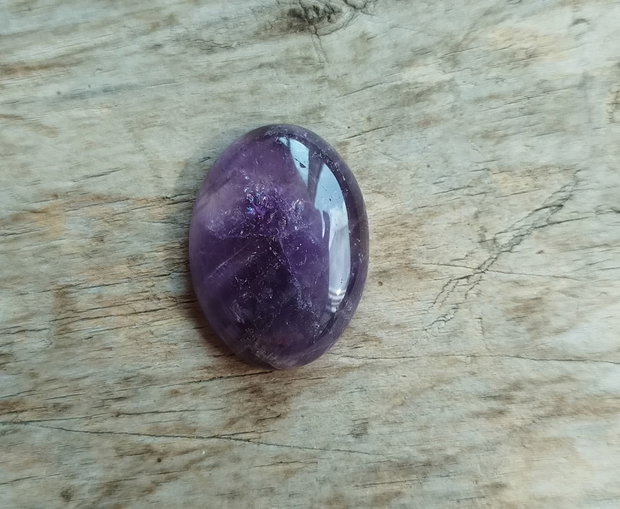 Cabochon ametist, 30x22 mm