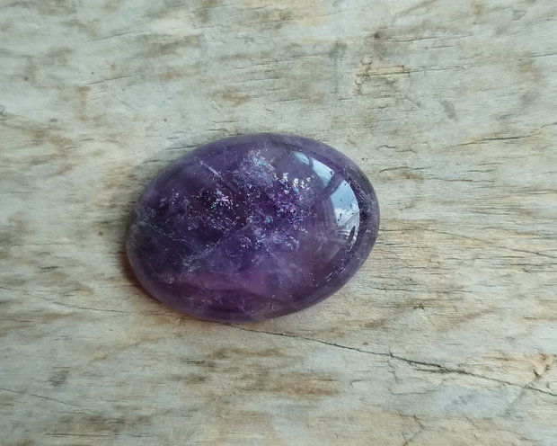 Cabochon ametist, 30x22 mm