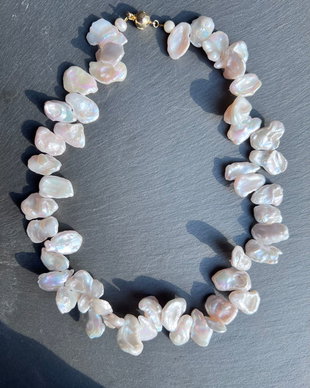 Colier perle heishi