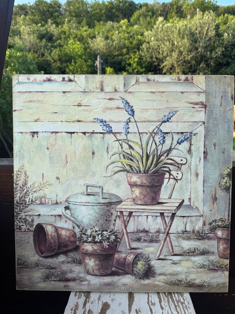 TABLOU LAVANDA PRINT/PICTURA PE LEMN MDF