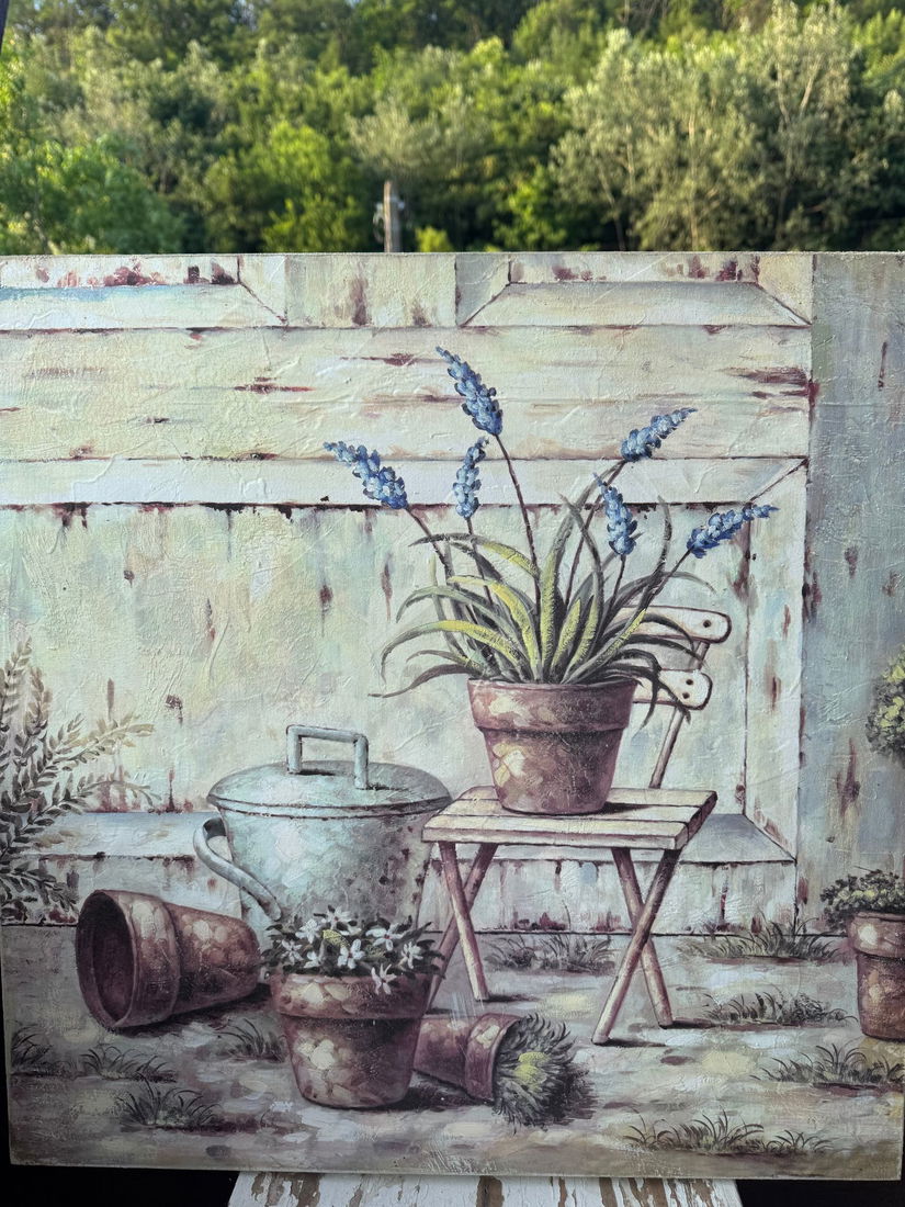 TABLOU LAVANDA PRINT/PICTURA PE LEMN MDF