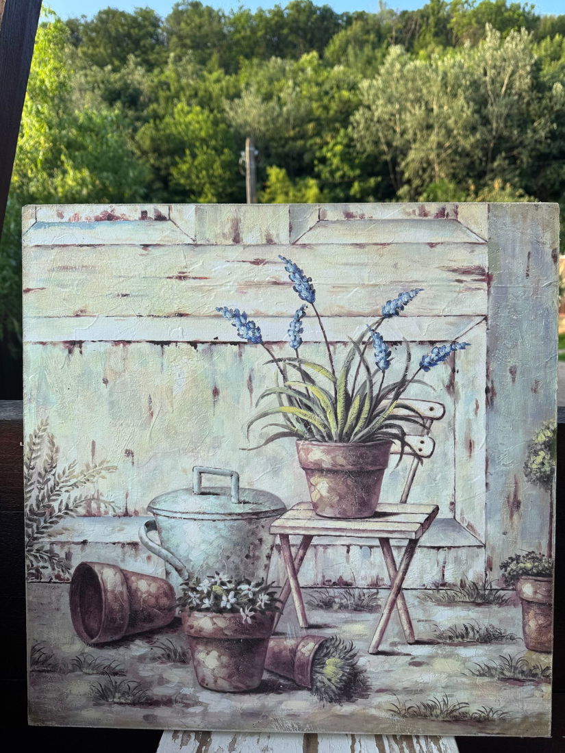 TABLOU LAVANDA PRINT/PICTURA PE LEMN MDF