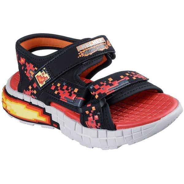 Sandale copii Skechers Mega-splash 4k 402161L-BKRD, 34, Negru