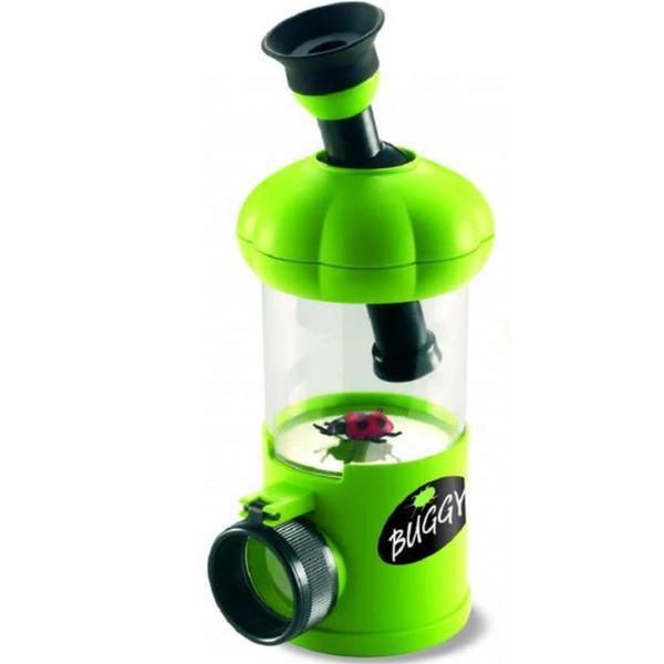 Cutie cu lupa si microscop pentru observarea insectelor. Verde