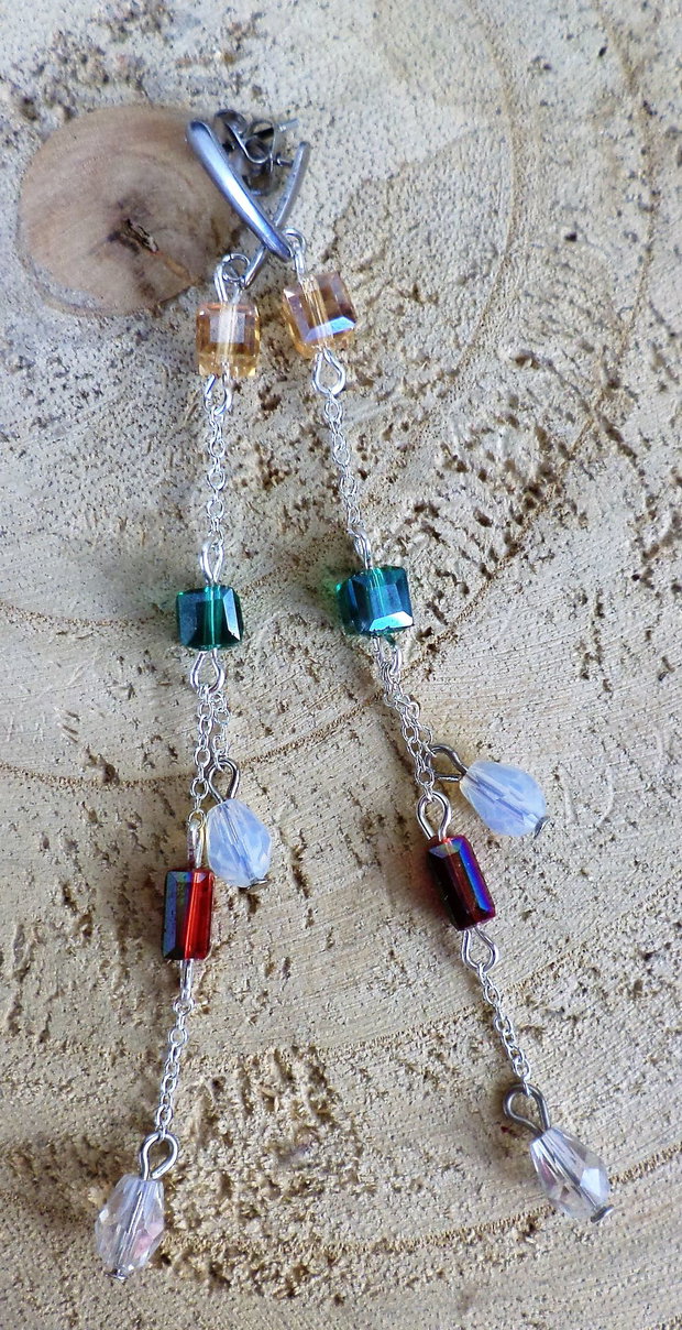 Cercei din cristale tip swarovski