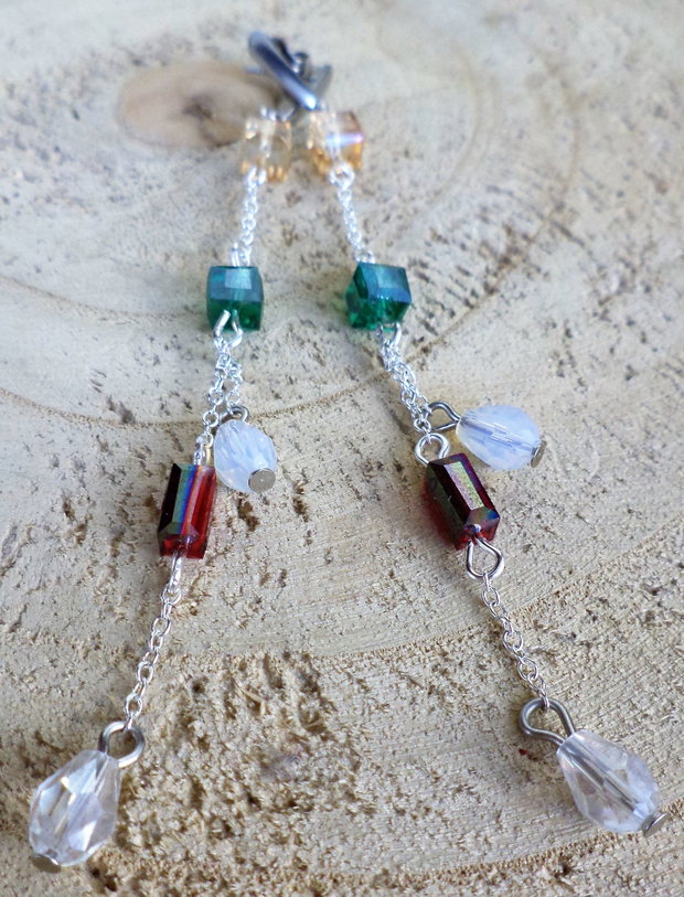 Cercei din cristale tip swarovski
