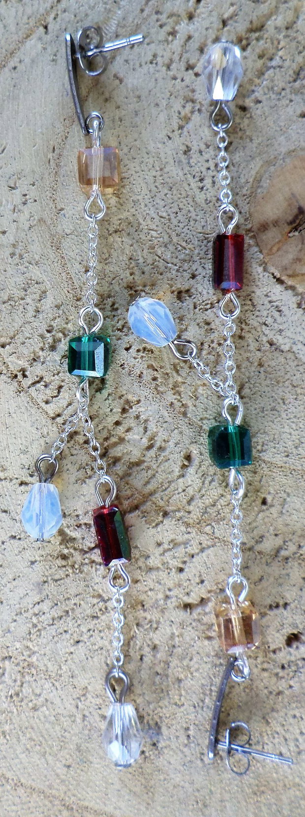 Cercei din cristale tip swarovski