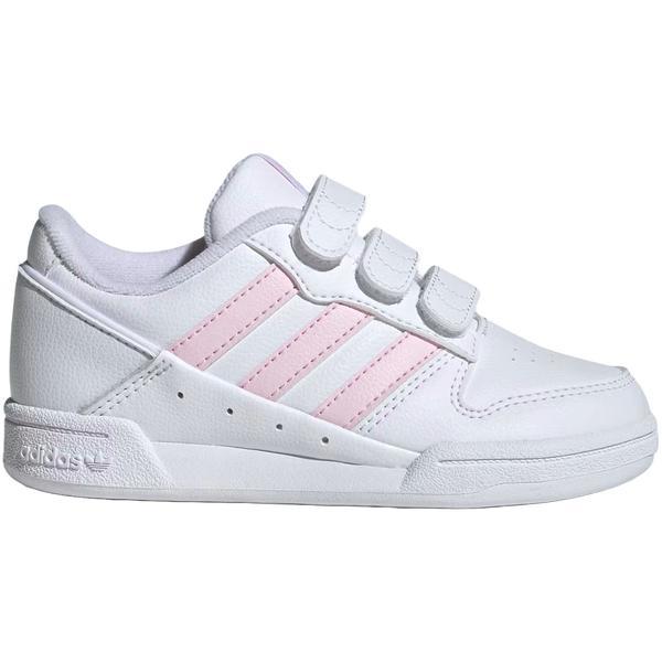 Pantofi sport copii adidas Team Court 2 Str Cf C ID6635, 28, Alb