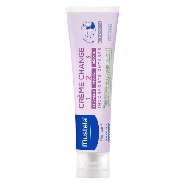 Crema pentru schimbatul scutecului Mustela Vitamin Barrier 1-2-3, 100 ml