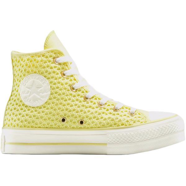 Pantofi sport unisex Converse Chuck Taylor All Star Lift Platform Knit A14967C, 38, Galben