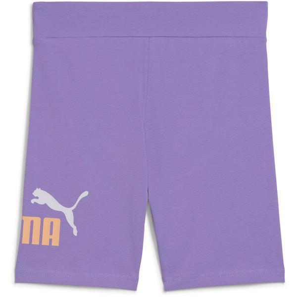 Pantaloni scurti copii Puma Ess 2 Color No.1 Logo Short Leggings G 68607429, 128, Mov