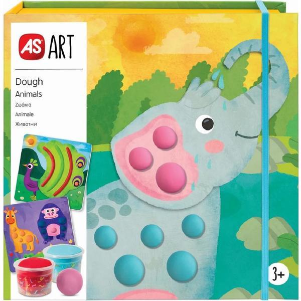 Set 7 borcanase de plastilina. Animale