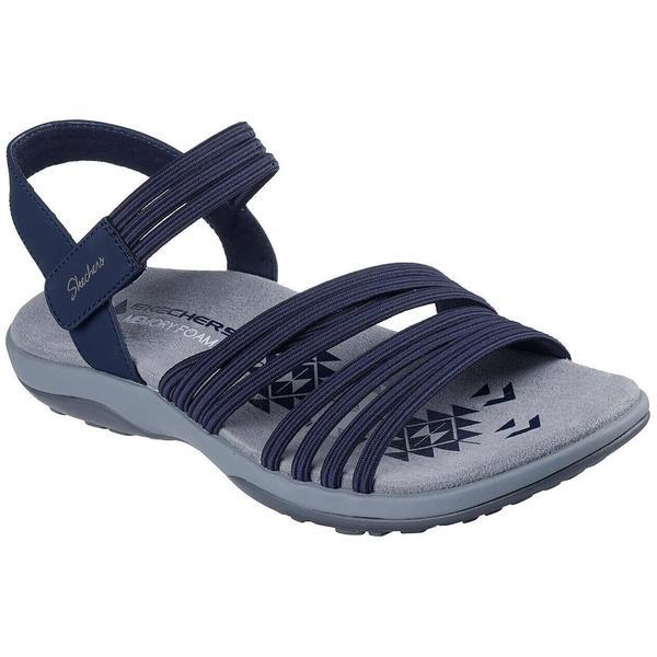 Sandale femei Skechers Reggae Slim - Coffee 163573-NVY, 36, Albastru