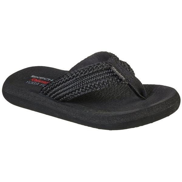 Slapi femei Skechers Asana - Hidden Valle 119107-BBK, 37, Negru