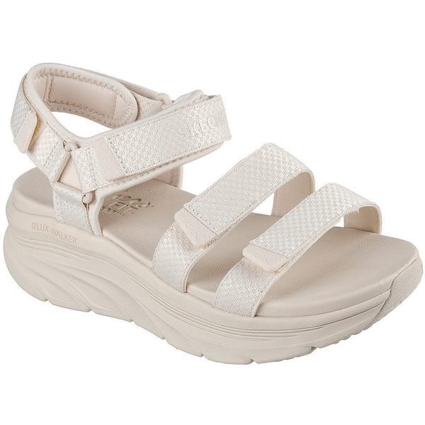 Sandale femei Skechers D&#039;lux Walker - Going 119828-NAT, 35, Alb