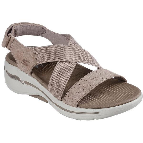 Sandale femei Skechers Go Walk Arch Fit San 140257-TPE, 35, Maro