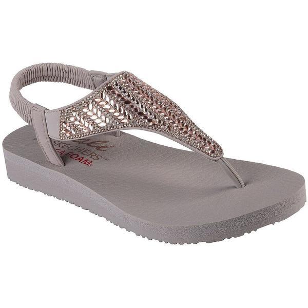 Sandale femei Skechers Meditation Glamoro 119774-TPE, 37, Maro