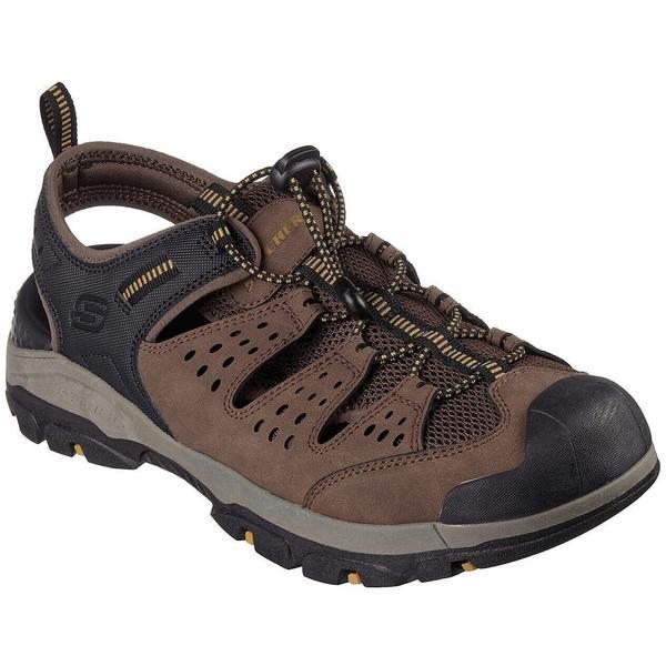 Sandale barbati Skechers Tresmen - Menard 205113-BRBK, 45, Maro
