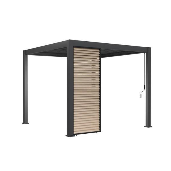 Panou fix pentru umbrire, cu lamele rotative, 1 m, UnicSpot