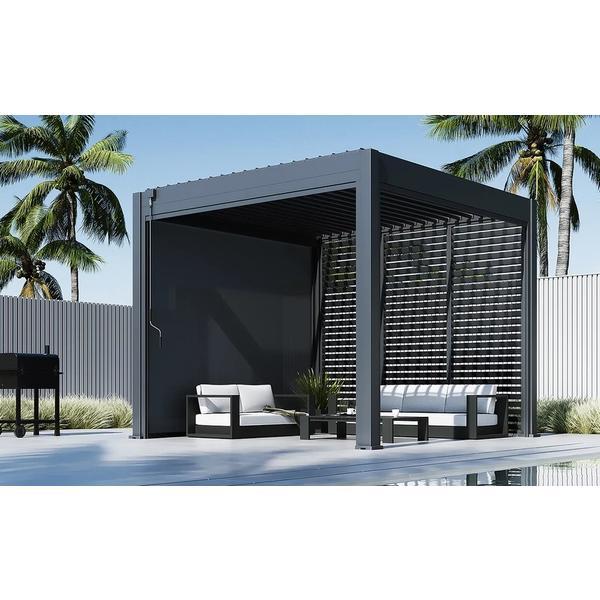 Pergola bioclimatica aluminiu 3x3 m, UnicSpot