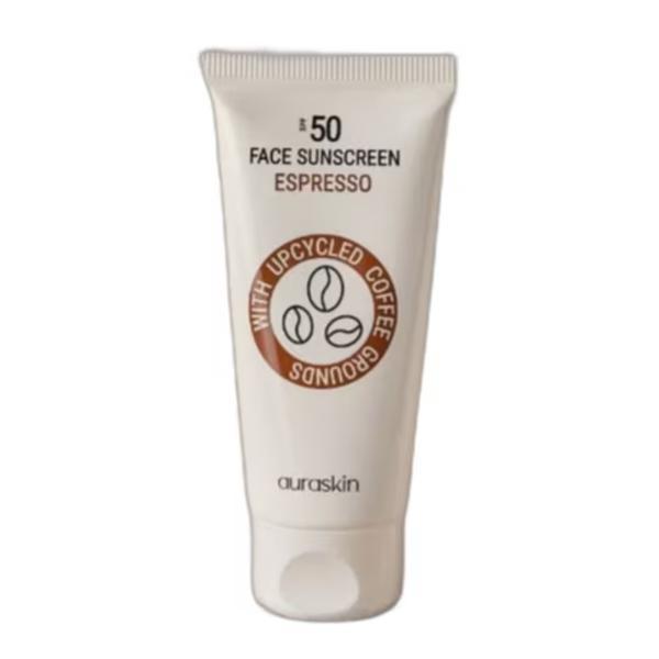 Crema de protectie solara pentru fata cu SPF 50 AuraSkin, Espresso, pentru toate tipurile de piele, 30 ml
