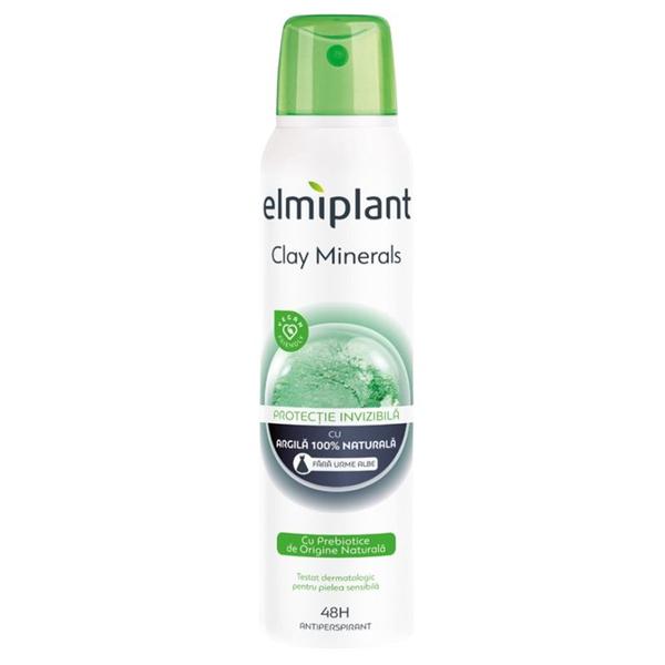 Deodorant Antiperspirant Spray - Elmiplant Clay Minerals Protectie Invizibila, 150 ml