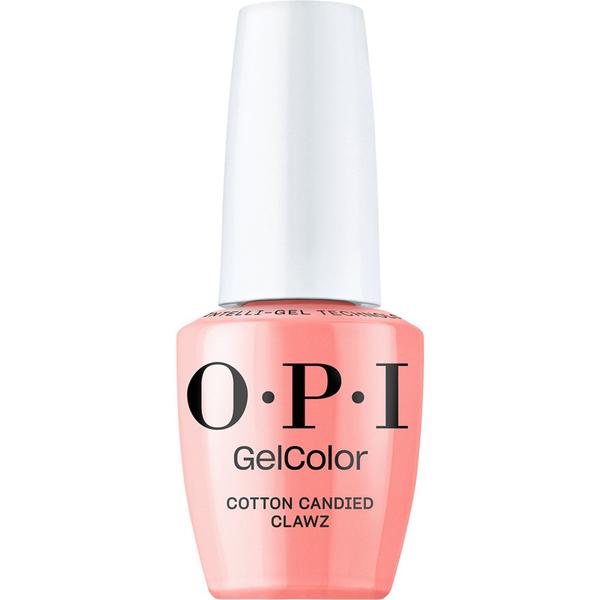 Lac de Unghii Semipermanent Hema-Free - OPI Gel Color, Make &#039;Em Jelly Collection, nuanta Cotton Candied Clawz, 15 ml