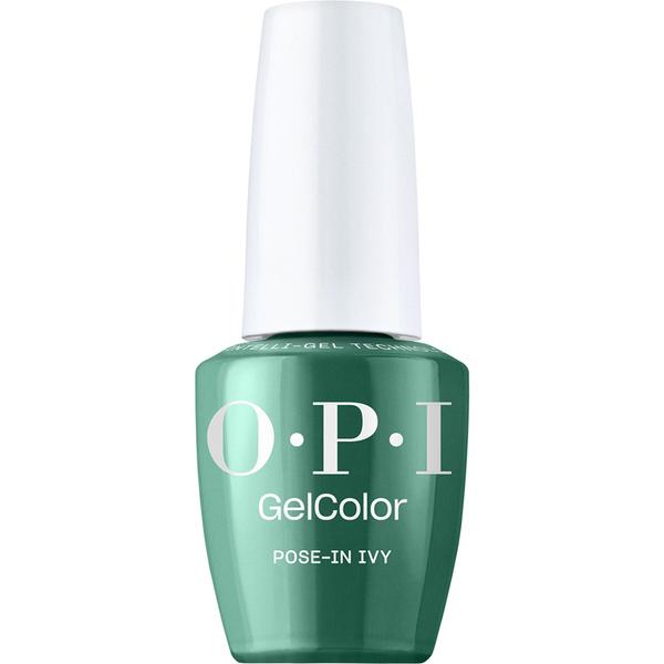 Lac de Unghii Semipermanent Hema-Free - OPI Gel Color, Make &#039;Em Jelly Collection, nuanta Pose in Ivy, 15 ml