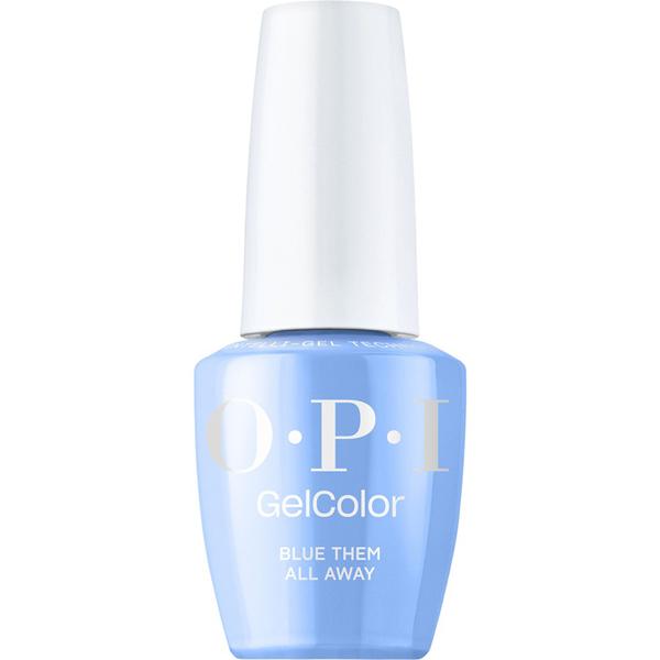 Lac de Unghii Semipermanent Hema-Free - OPI Gel Color, Make &#039;Em Jelly Collection, nuanta Blue Them All Away, 15 ml