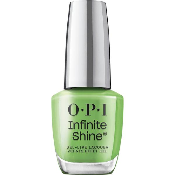 Lac de Unghii cu Efect de Gel - OPI Infinite Shine, Make &#039;Em Jelly Collection, nuanta Jelly Green with Envy, 15 ml