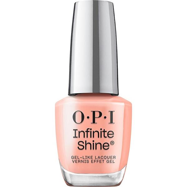 Lac de Unghii cu Efect de Gel - OPI Infinite Shine, Make &#039;Em Jelly Collection, nuanta Strawberry Slay, 15 ml