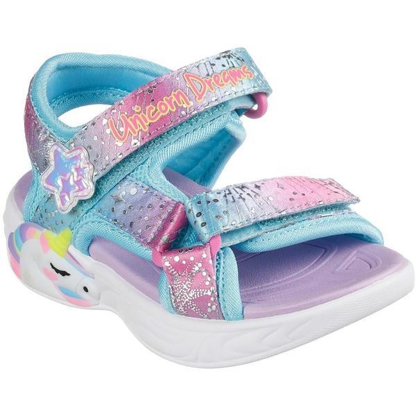 Sandale copii Skechers Unicorn Dreams 302682N-PRMT, 21, Mov